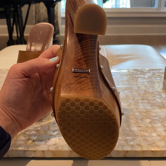 Gucci wooden platform knockouts - Picture 8 of 13